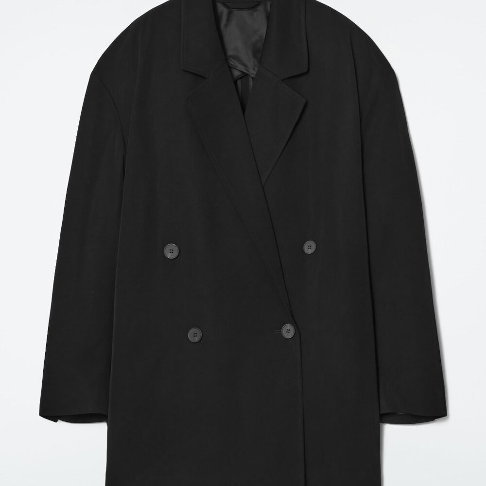 COS  Oversized Double Breasted Blazer Black  BRAND NEW W TAG NEVER WORN